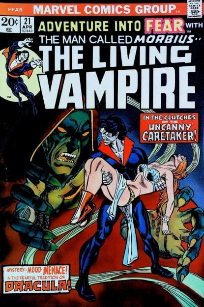 Couverture de FEAR (1970) #21 - par Gil Kane - lecubeacomics.com