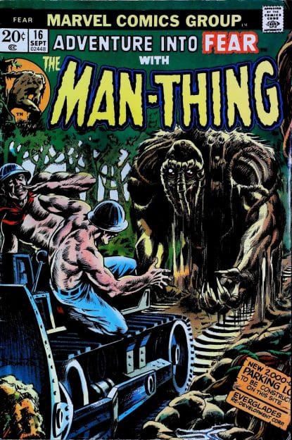 Couverture de FEAR (1970) #16 - par Frank Brunner - lecubeacomics.com