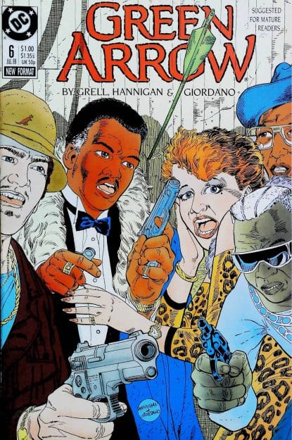 Couverture de GREEN ARROW (1988) #6 - par John Costanza - lecubeacomics.com