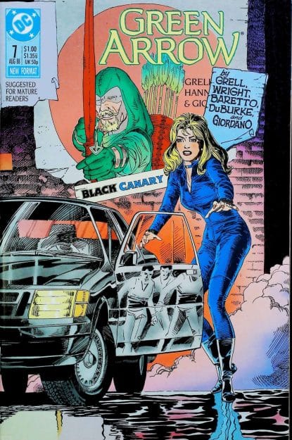 Couverture de GREEN ARROW (1988) #7 - par John Costanza - lecubeacomics.com