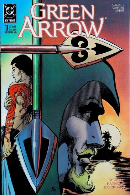 Couverture de GREEN ARROW (1988) #11 - par John Costanza - lecubeacomics.com
