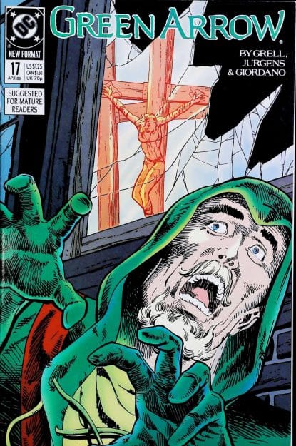 Couverture de GREEN ARROW (1988) #17 - par John Costanza - lecubeacomics.com