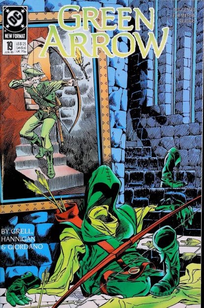 Couverture de GREEN ARROW (1988) #19 - par John Costanza - lecubeacomics.com