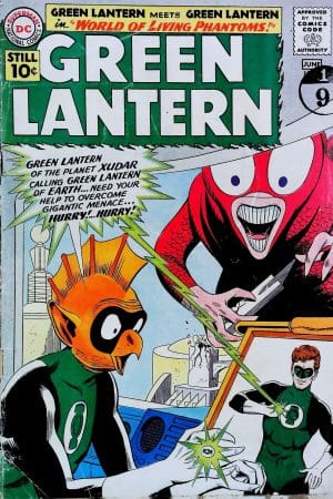 Couverture de GREEN LANTERN (1960) #6 - par Gil Kane - lecubeacomics.com