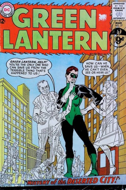 Couverture de GREEN LANTERN (1960) #27 - par Gil Kane - lecubeacomics.com