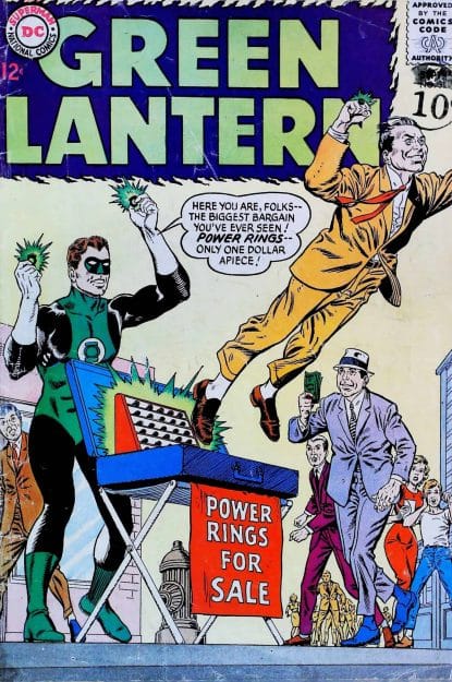 Couverture de GREEN LANTERN (1960) #31 - par Gil Kane - lecubeacomics.com