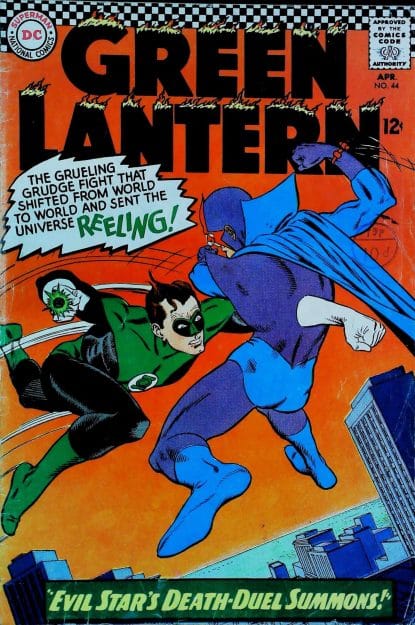 Couverture de GREEN LANTERN (1960) #44 - par Gil Kane - lecubeacomics.com