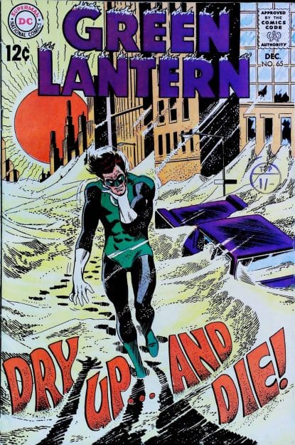Couverture de GREEN LANTERN (1960) #65 - par Mike Sekowsky - lecubeacomics.com
