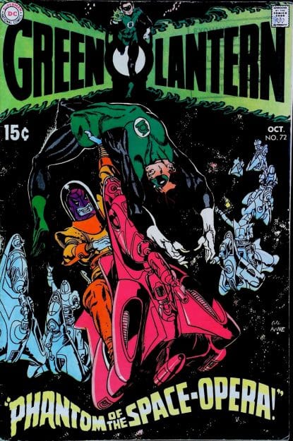 Couverture de GREEN LANTERN (1960) #72 - par Gil Kane - lecubeacomics.com