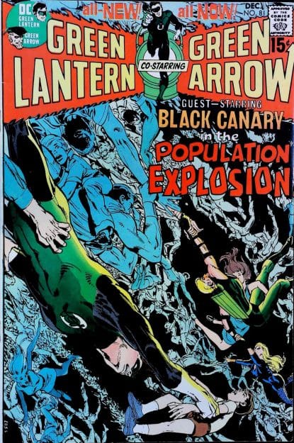 Couverture de GREEN LANTERN (1960) #81 - par Neal Adams - lecubeacomics.com