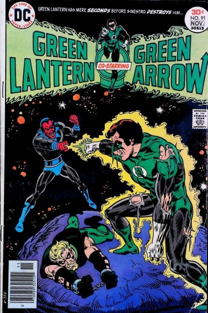 Couverture de GREEN LANTERN (1960) #91 - par Ernie Chan - lecubeacomics.com