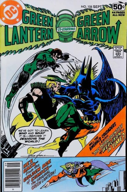 Couverture de GREEN LANTERN (1960) #107 - par Joe Staton - lecubeacomics.com