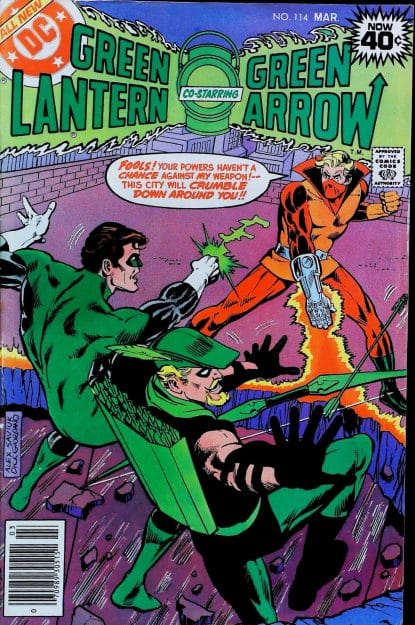 Couverture de GREEN LANTERN (1960) #114 - par Alex Saviuk - lecubeacomics.com