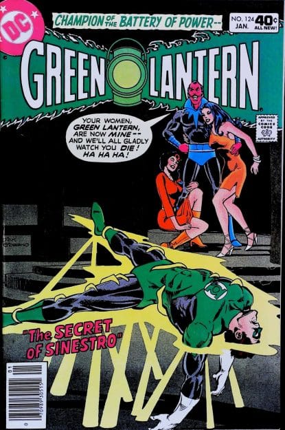 Couverture de GREEN LANTERN (1960) #124 - par Dick Giordano - lecubeacomics.com