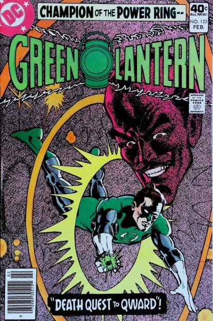 Couverture de GREEN LANTERN (1960) #125 - par Dick Giordano - lecubeacomics.com