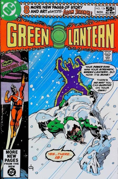 Couverture de GREEN LANTERN (1960) #134 - par Dick Giordano - lecubeacomics.com