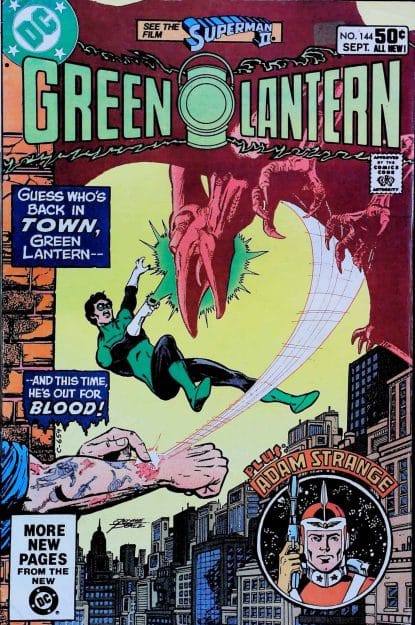 Couverture de GREEN LANTERN (1960) #144 - par George Perez - lecubeacomics.com