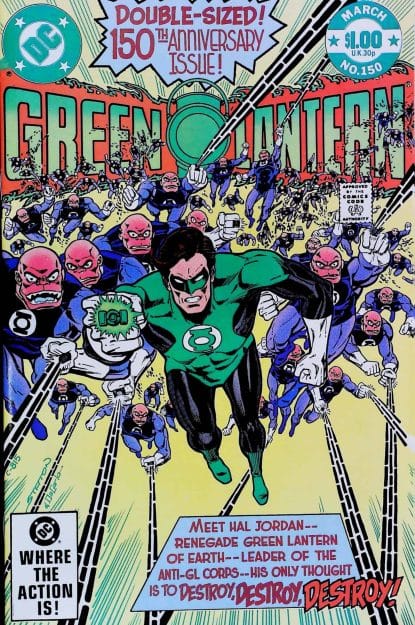Couverture de GREEN LANTERN (1960) #150 - par Joe Staton - lecubeacomics.com