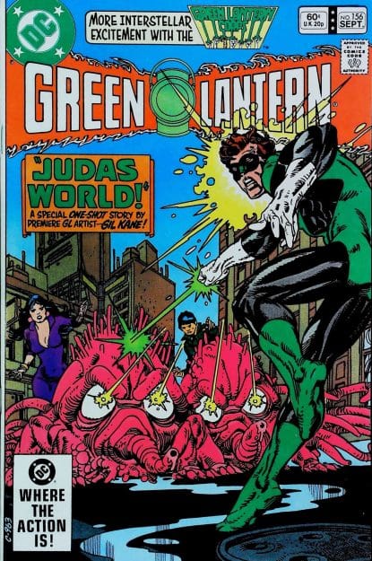 Couverture de GREEN LANTERN (1960) #156 - par Gil Kane - lecubeacomics.com