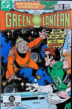 Couverture de GREEN LANTERN (1960) #162 - par Keith Pollard - lecubeacomics.com