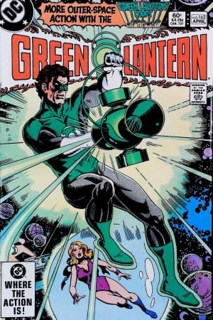 Couverture de GREEN LANTERN (1960) #163 - par Keith Pollard - lecubeacomics.com