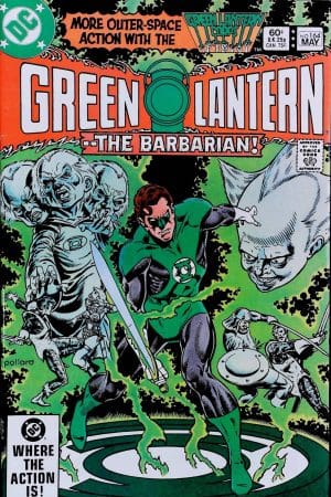 Couverture de GREEN LANTERN (1960) #164 - par Keith Pollard - lecubeacomics.com