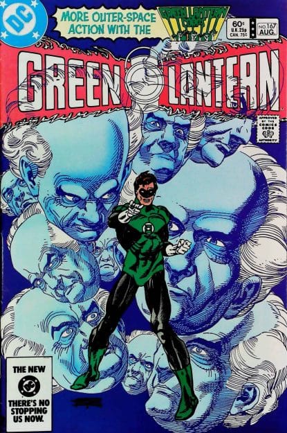Couverture de GREEN LANTERN (1960) #167 - par Gil Kane - lecubeacomics.com