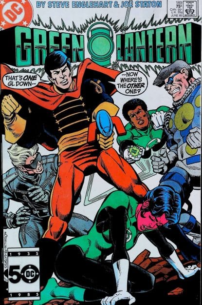 Couverture de GREEN LANTERN (1960) #189 - par Joe Staton - lecubeacomics.com
