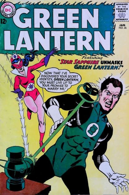 Couverture de GREEN LANTERN (1960) #26 - par Gil Kane - lecubeacomics.com