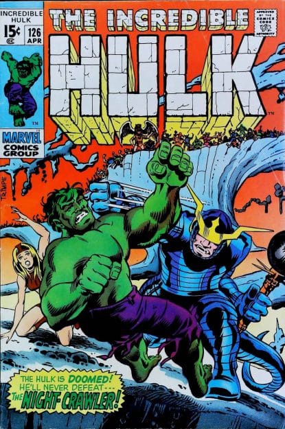 Couverture de INCREDIBLE HULK (1962) #126 - par Herb Trimpe - lecubeacomics.com