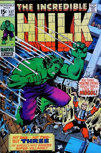 Couverture de INCREDIBLE HULK (1962) #127 - par Herb Trimpe - lecubeacomics.com