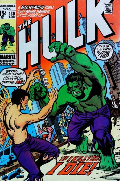 Couverture de INCREDIBLE HULK (1962) #130 - par Herb Trimpe - lecubeacomics.com