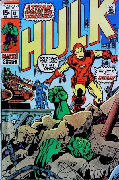 Couverture de INCREDIBLE HULK (1962) #131 - par Herb Trimpe - lecubeacomics.com