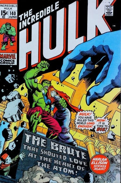 Couverture de INCREDIBLE HULK (1962) #140 - par Herb Trimpe - lecubeacomics.com