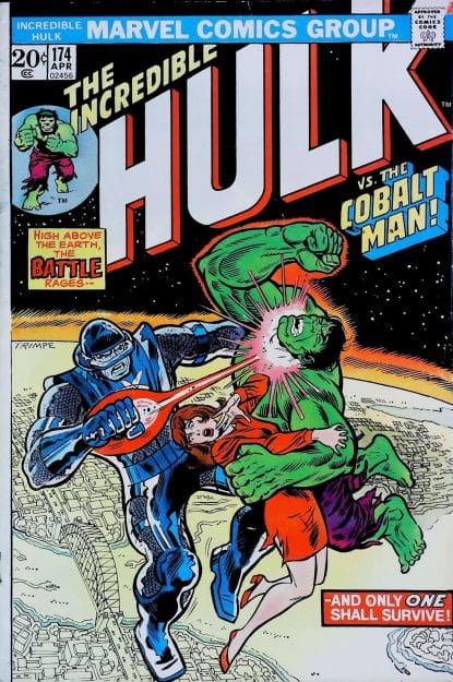 Couverture de INCREDIBLE HULK (1962) #174 - par Herb Trimpe - lecubeacomics.com