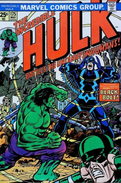 Couverture de INCREDIBLE HULK (1962) #175 - par Herb Trimpe - lecubeacomics.com