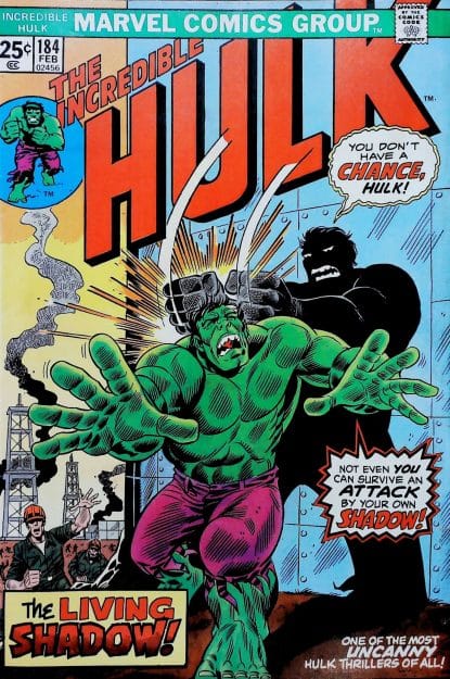 Couverture de INCREDIBLE HULK (1962) #184 - par Herb Trimpe - lecubeacomics.com