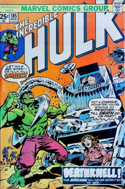Couverture de INCREDIBLE HULK (1962) #185 - par Herb Trimpe - lecubeacomics.com