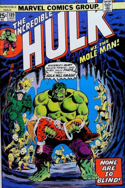 Couverture de INCREDIBLE HULK (1962) #189 - par Herb Trimpe - lecubeacomics.com