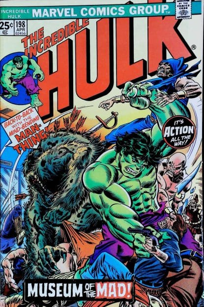 Couverture de INCREDIBLE HULK (1962) #198 - par Gil Kane - lecubeacomics.com