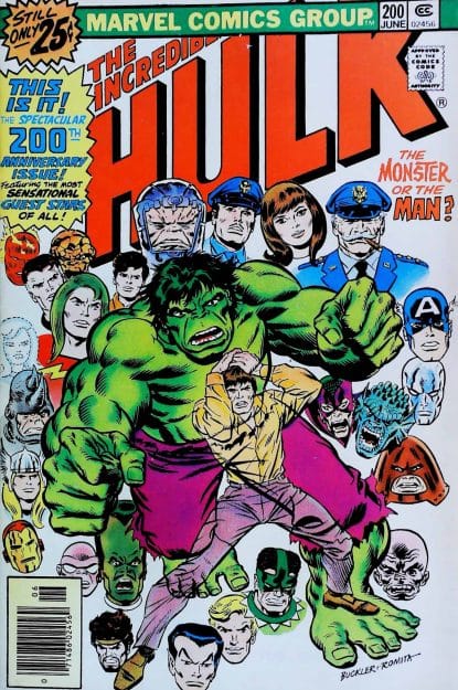 Couverture de INCREDIBLE HULK (1962) #200 - par Rich Buckler - lecubeacomics.com