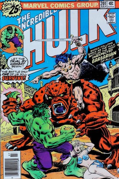 Couverture de INCREDIBLE HULK (1962) #201 - par Rich Buckler - lecubeacomics.com