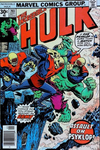 Couverture de INCREDIBLE HULK (1962) #203 - par John Romita Sr - lecubeacomics.com