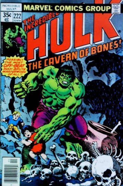 Couverture de INCREDIBLE HULK (1962) #222 - par Ernie Chan - lecubeacomics.com