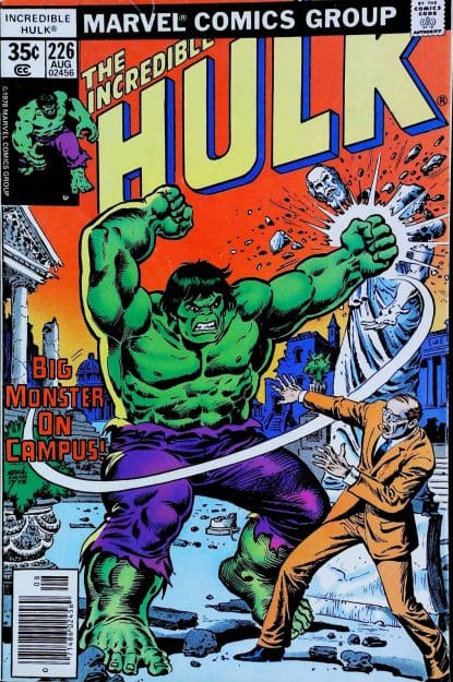 Couverture de INCREDIBLE HULK (1962) #226 - par Ernie Chan - lecubeacomics.com