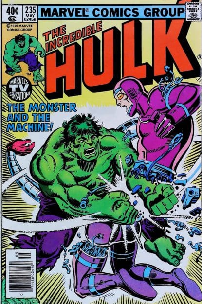 Couverture de INCREDIBLE HULK (1962) #235 - par Al Milgrom - lecubeacomics.com