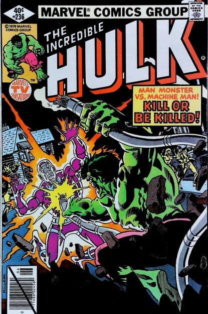Couverture de INCREDIBLE HULK (1962) #236 - par Al Milgrom - lecubeacomics.com