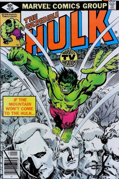 Couverture de INCREDIBLE HULK (1962) #239 - par Al Milgrom - lecubeacomics.com