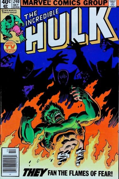 Couverture de INCREDIBLE HULK (1962) #240 - par Al Milgrom - lecubeacomics.com
