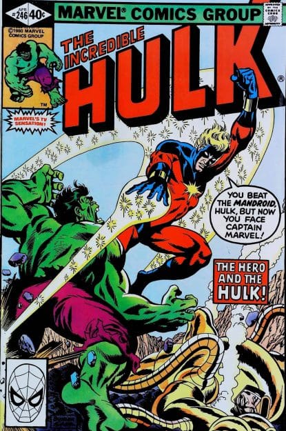 Couverture de INCREDIBLE HULK (1962) #246 - par Rich Buckler - lecubeacomics.com